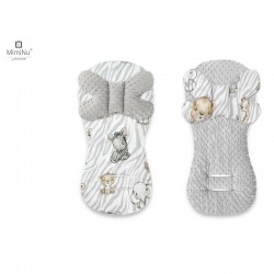 MimiNu - Protectie textila pentru carucior scaun auto si scaun de bicicleta Cu perna Butterfly Materiale certificate Oeko Tex St