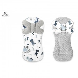 MimiNu - Protectie textila pentru carucior scaun auto si scaun de bicicleta Cu perna Butterfly Materiale certificate Oeko Tex St
