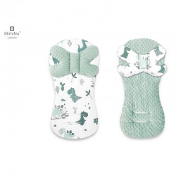 MimiNu - Protectie textila pentru carucior scaun auto si scaun de bicicleta Cu perna Butterfly Materiale certificate Oeko Tex St