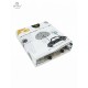 MimiNu - Cearceaf cu elastic Din bumbac certificat Oeko Tex Standard 100 Pentru pat 160x80 cm Childrens Journey Grey