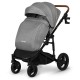 Lionelo - Carucior 2 in 1 Mari Tour Transformabil Cu landou cu salteluta moale Reversibil Maner ajustabil Plasa de tantari Husa 