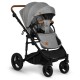 Lionelo - Carucior 2 in 1 Mari Tour Transformabil Cu landou cu salteluta moale Reversibil Maner ajustabil Plasa de tantari Husa 
