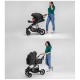 Lionelo - Carucior 2 in 1 Mari Tour Transformabil Cu landou cu salteluta moale Reversibil Maner ajustabil Plasa de tantari Husa 