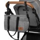 Lionelo - Carucior 2 in 1 Mari Tour Transformabil Cu landou cu salteluta moale Reversibil Maner ajustabil Plasa de tantari Husa 