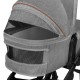 Lionelo - Carucior 2 in 1 Mari Tour Transformabil Cu landou cu salteluta moale Reversibil Maner ajustabil Plasa de tantari Husa 