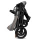 Lionelo - Carucior 2 in 1 Mari Tour Transformabil Cu landou cu salteluta moale Reversibil Maner ajustabil Plasa de tantari Husa 