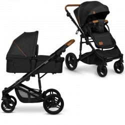 Lionelo - Carucior 2 in 1 Mari Tour Transformabil Cu landou cu salteluta moale Reversibil Maner ajustabil Plasa de tantari Husa 