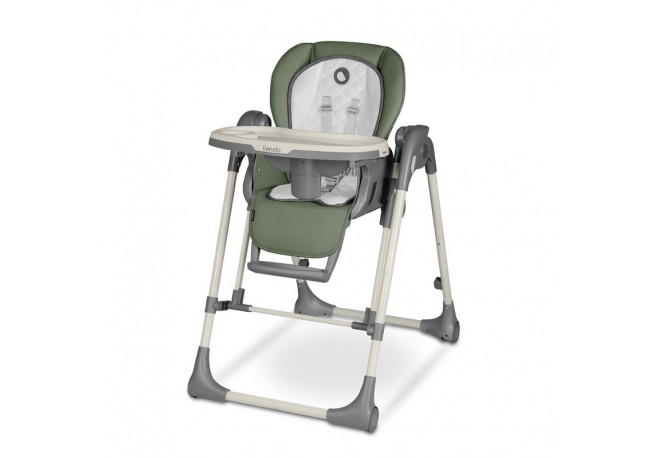 Lionelo - Scaun de masa si balansoar 2 in 1 Laurice Transformabil Multifunctional Inaltime si spatar reglabile Cu melodii de lea