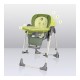 Lionelo - Scaun de masa si balansoar 2 in 1 Laurice Transformabil Multifunctional Inaltime si spatar reglabile Cu melodii de lea