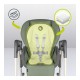 Lionelo - Scaun de masa si balansoar 2 in 1 Laurice Transformabil Multifunctional Inaltime si spatar reglabile Cu melodii de lea
