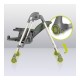 Lionelo - Scaun de masa si balansoar 2 in 1 Laurice Transformabil Multifunctional Inaltime si spatar reglabile Cu melodii de lea
