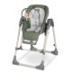 Lionelo - Scaun de masa si balansoar 2 in 1 Laurice Transformabil Multifunctional Inaltime si spatar reglabile Cu melodii de lea