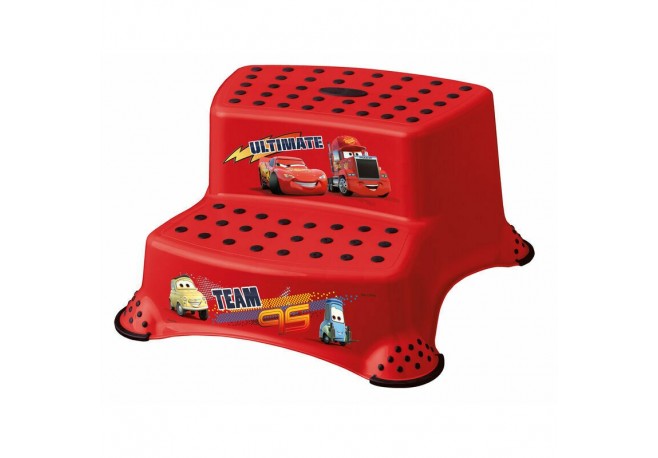 Scaunel Inaltator WC in Doua Trepte Suprafata antiderapanta Igor 40 x 37 x 21 cm Keeeper Cars Red