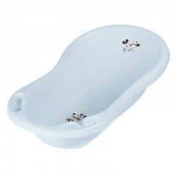 Cadita ergonomica de baie cu dop de scurgere Maria 84 x 49 x 30 cm Keeeper Mickey