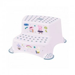 Scaunel Inaltator WC in Doua Trepte Suprafata antiderapanta Igor 40 x 37 x 21 cm Keeeper Peppa Pig