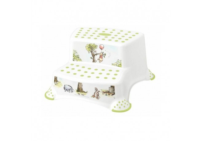 Scaunel Inaltator WC in Doua Trepte Suprafata antiderapanta Igor 40 x 37 x 21 cm Keeeper Winnie the Pooh