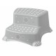 Scaunel Inaltator WC in Doua Trepte Suprafata antiderapanta Igor 40 x 37 x 21 cm Keeeper Stars Nordic Grey