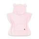 Qmini - Poncho baie Cu gluga buzunar si urechi Materiale certificate Oeko Tex Standard 100 4 - 7 ani Pink