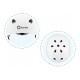 Lionelo - Casca pentru copii Reglabila 50-56 cm Din ABS si EPS Conform cu standrdul EN1078 Alb