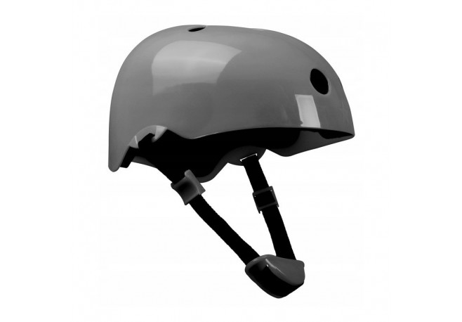 Lionelo - Casca pentru copii Reglabila 50-56 cm Din ABS si EPS Conform cu standrdul EN1078 Gri