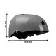 Lionelo - Casca pentru copii Reglabila 50-56 cm Din ABS si EPS Conform cu standrdul EN1078 Gri