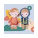 Petite&Mars - Papusa Sophie 14 x 34 cm 0 luni 35 cm Roz