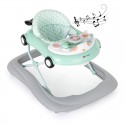 Petite&Mars - Premergator muzical cu panou interactiv si lumini Cabrio Inaltime reglabila pe 3 pozitii 6 luni+ Verde