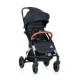 Petite&Mars - Carucior sport Cross Autopliabil 6 luni+ Bara detasabila Pliabil cu o mana SPF 40 Sustine pana la 22 kg Albastru