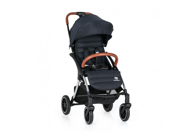 Petite&Mars - Carucior sport Cross Autopliabil 6 luni+ Bara detasabila Pliabil cu o mana SPF 40 Sustine pana la 22 kg Albastru