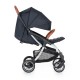 Petite&Mars - Carucior sport Cross Autopliabil 6 luni+ Bara detasabila Pliabil cu o mana SPF 40 Sustine pana la 22 kg Albastru