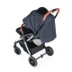 Petite&Mars - Carucior sport Cross Autopliabil 6 luni+ Bara detasabila Pliabil cu o mana SPF 40 Sustine pana la 22 kg Albastru