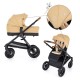 Petite&Mars - Carucior 2 in 1 Trails Heritage Bee Editie limitata Cu protectie de picioare si salteluta suplimentara De la naste