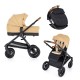 Petite&Mars - Carucior 2 in 1 Trails Heritage Bee Editie limitata Cu protectie de picioare si salteluta suplimentara De la naste