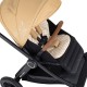 Petite&Mars - Carucior 2 in 1 Trails Heritage Bee Editie limitata Cu protectie de picioare si salteluta suplimentara De la naste