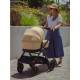 Petite&Mars - Carucior 2 in 1 Trails Heritage Bee Editie limitata Cu protectie de picioare si salteluta suplimentara De la naste