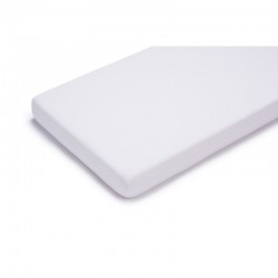Petite&Mars - Cearceaf impermeabil cu eleastic Soft Dream Dry Lavabil la masina pana la 95 de garde 120x60 cm Alb