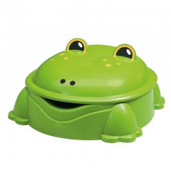 Cutie de nisip cu capac Frog Paradiso Toys 84 x 92 x 38 cm Verde