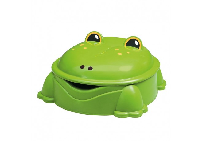 Cutie de nisip cu capac Frog Paradiso Toys 84 x 92 x 38 cm Verde