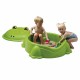 Cutie de nisip cu capac Frog Paradiso Toys 84 x 92 x 38 cm Verde