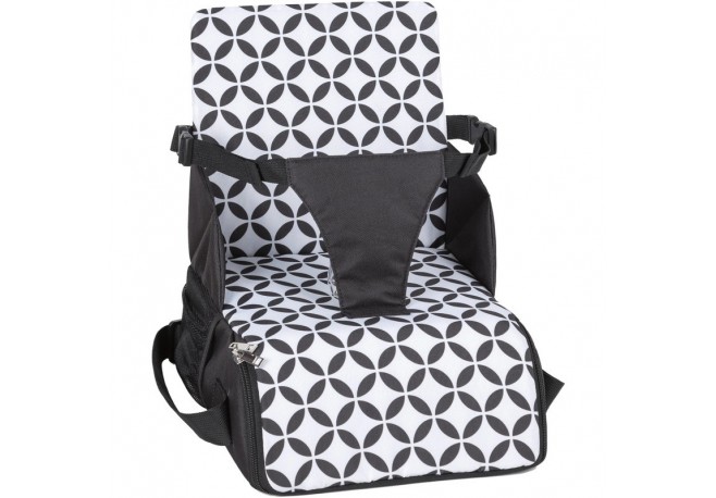 Inaltator scaun masa portabil 2 in 1 Fold and Go FreeON Black and White