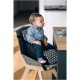 Inaltator scaun masa portabil 2 in 1 Fold and Go FreeON Black and White