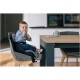 Inaltator scaun masa portabil 2 in 1 Fold and Go FreeON Black and White