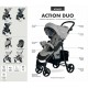 Sistem de calatorie 2 in 1 Carucior Action Duo si scoica auto inclusa Conform cu standardele europene de securitate EN1888 1&2: 