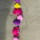 Set 7 animalute de baie Fara gauri Cu gentuta pentru transport Fara BPA Floating Sea Friends Playgro Pink New