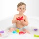 Set 7 animalute de baie Fara gauri Cu gentuta pentru transport Fara BPA Floating Sea Friends Playgro New Blue