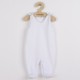 Set 4 piese: bluza body cu maneca lunga salopeta fara maneci caciulita Marime 56 Din bumbac 100% New Baby I am white