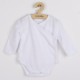 Set 4 piese: bluza body cu maneca lunga salopeta fara maneci caciulita Marime 56 Din bumbac 100% New Baby I am white