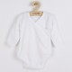 Set 2 piese: body cu maneca lunga si pantaloni cu botosei Marime 62 Din bumbac 100% New Baby Practical White
