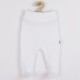 Set 2 piese: body cu maneca lunga si pantaloni cu botosei Marime 62 Din bumbac 100% New Baby Practical White