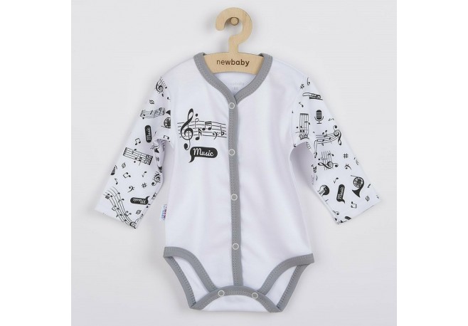 Body cu maneca lunga Marime 62 Din bumbac 100% New Baby Music